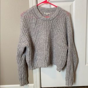 AE grey knit sweater